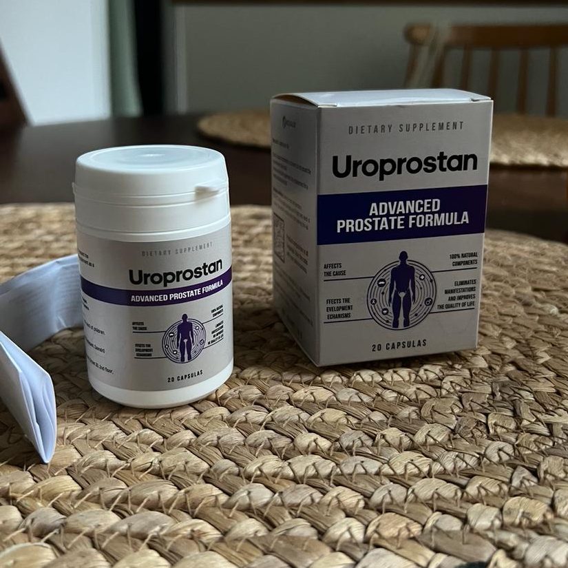 Frasco de Uroprostan com 20 cápsulas